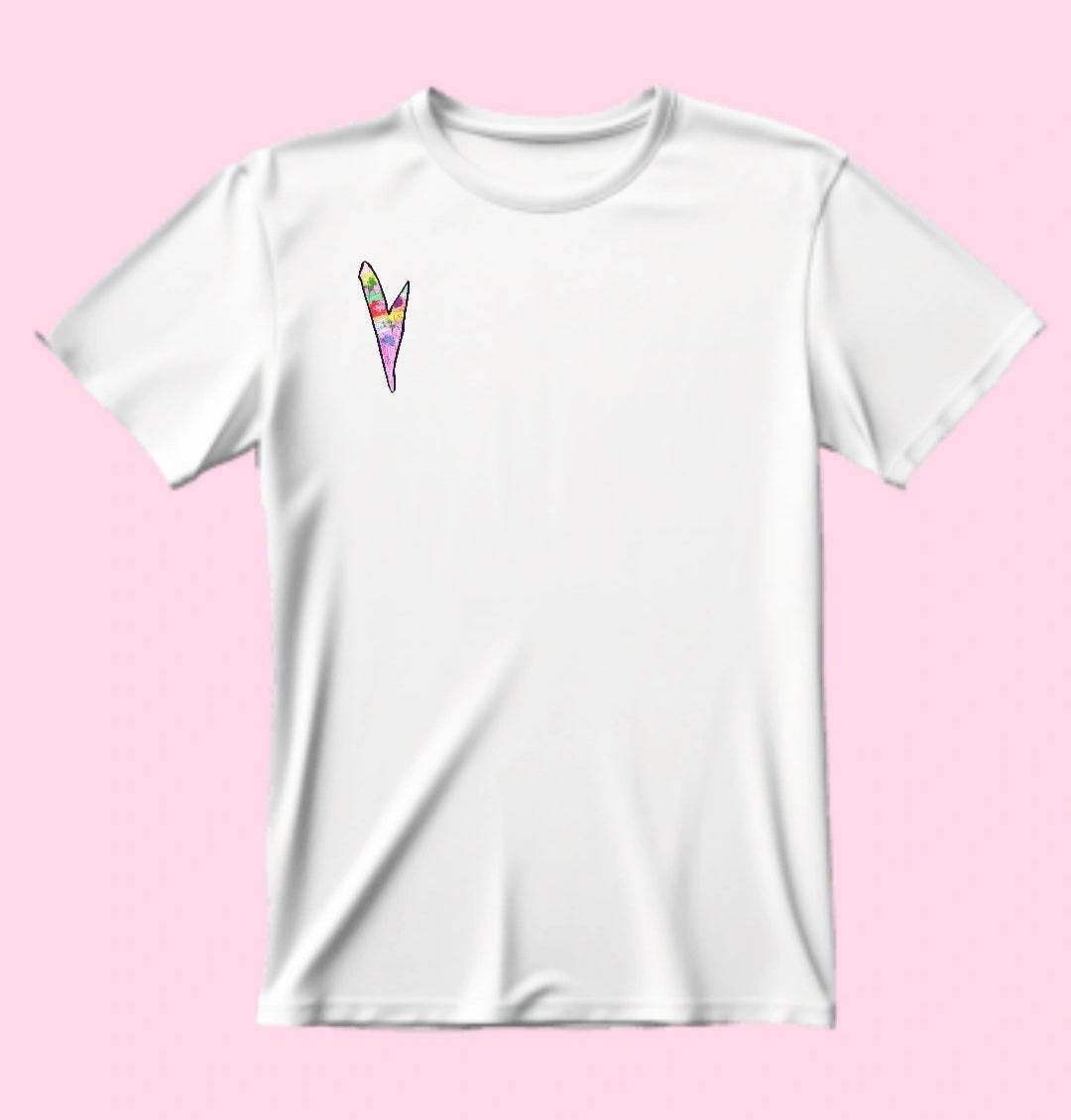 Rainbow Heart T-shirt - By Amelia