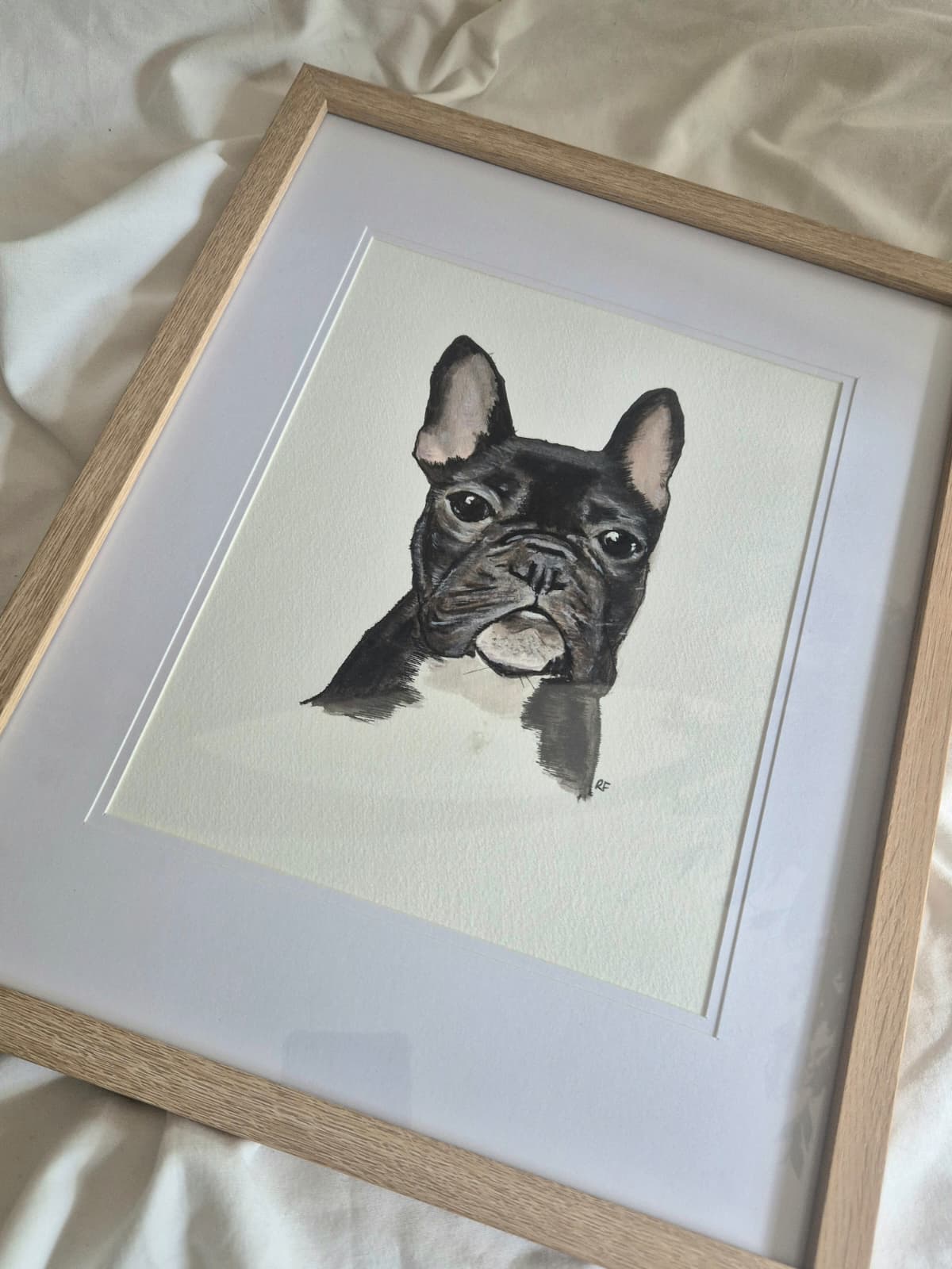Custom Pet Portait with Watercolours