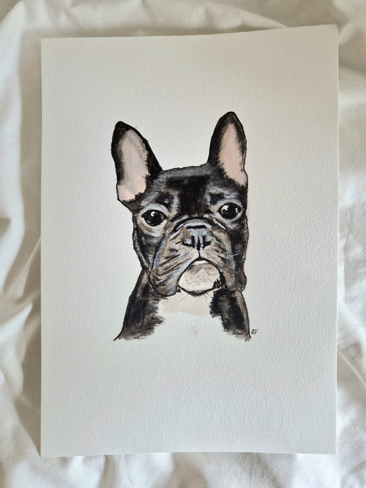 Custom Pet Portait with Watercolours