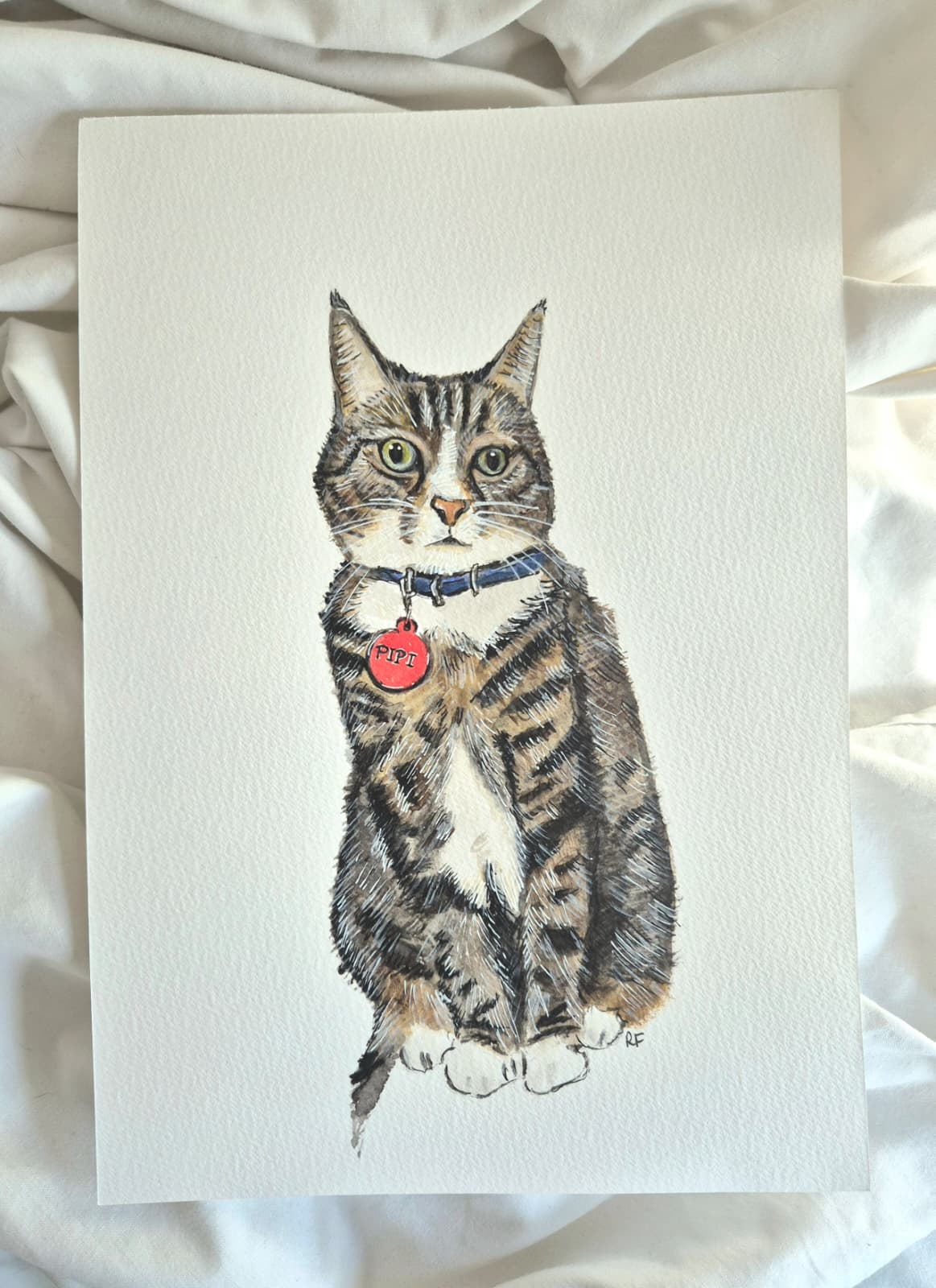 Custom Pet Portait with Watercolours