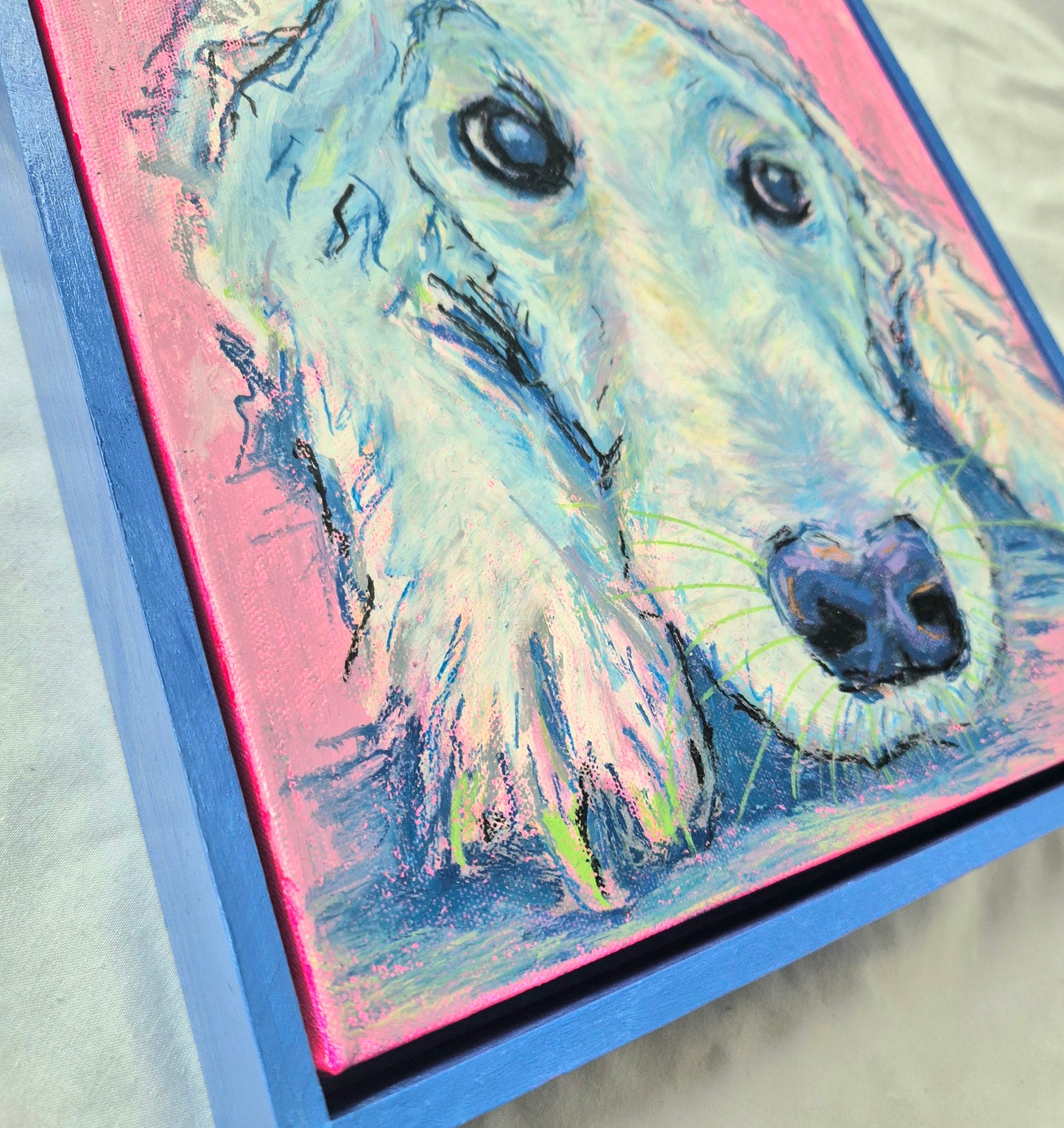 Custom Framed Pet Painting