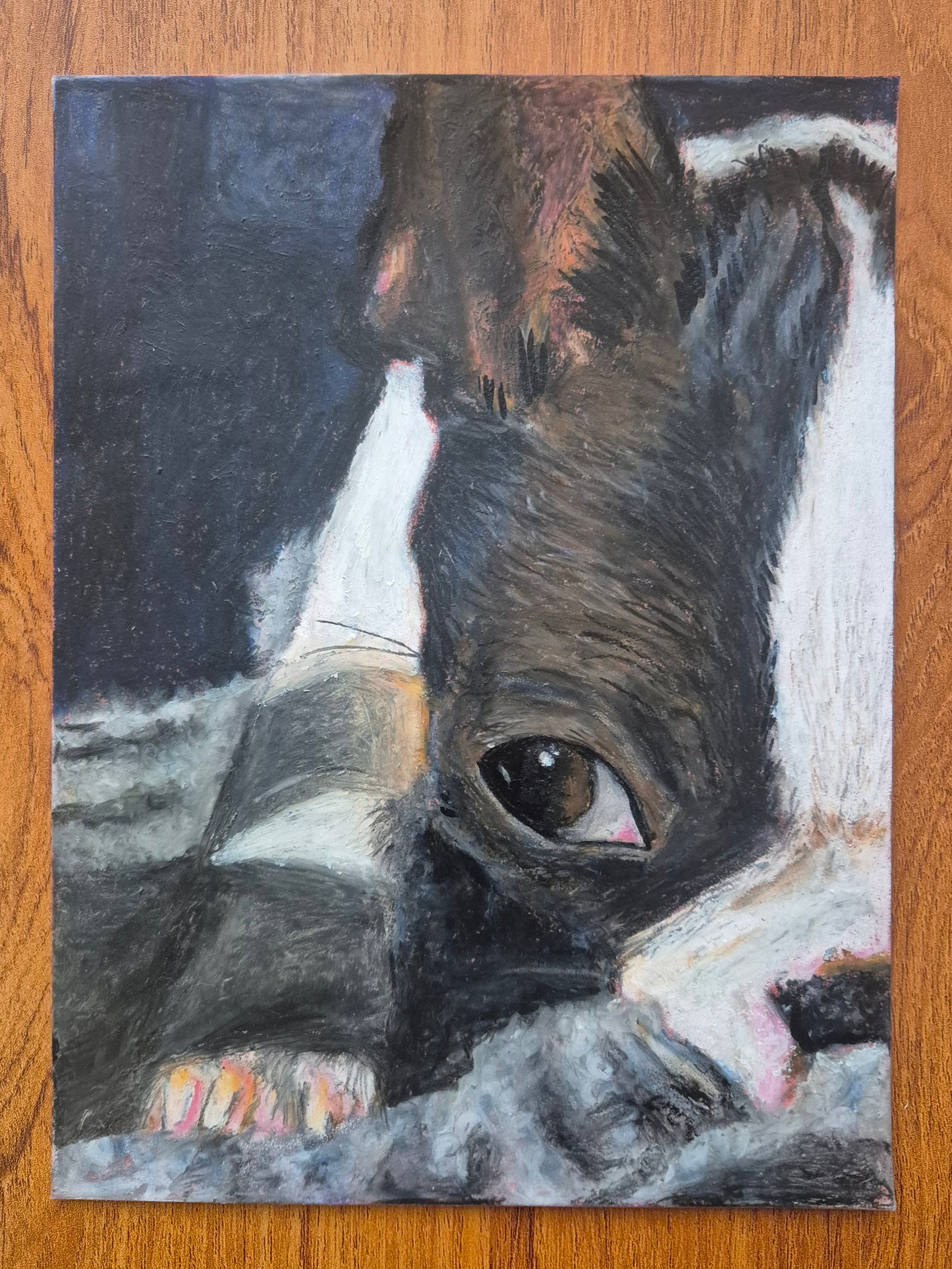 Custom Pet Portait with Oil Pastels