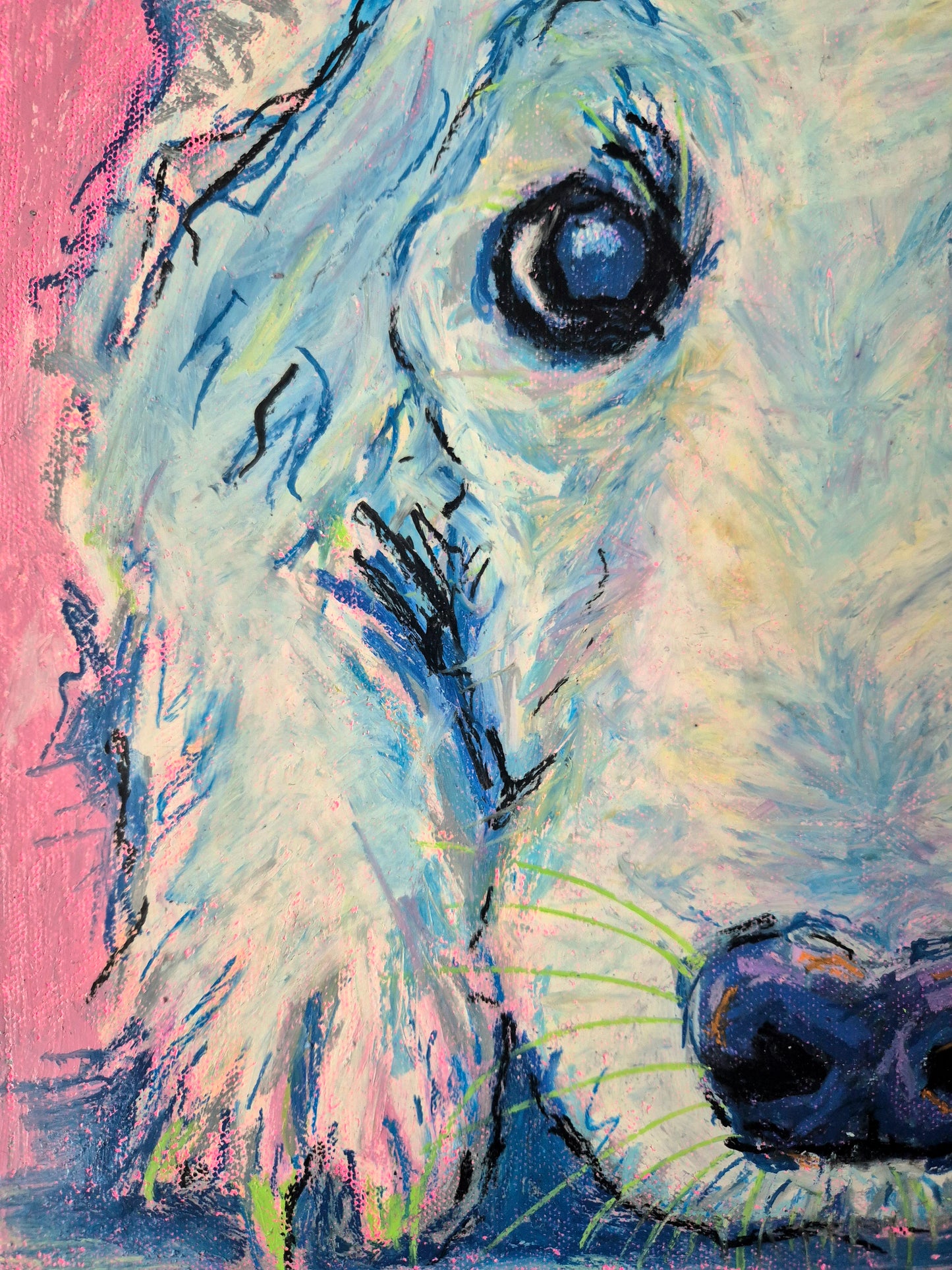 Custom Framed Pet Painting