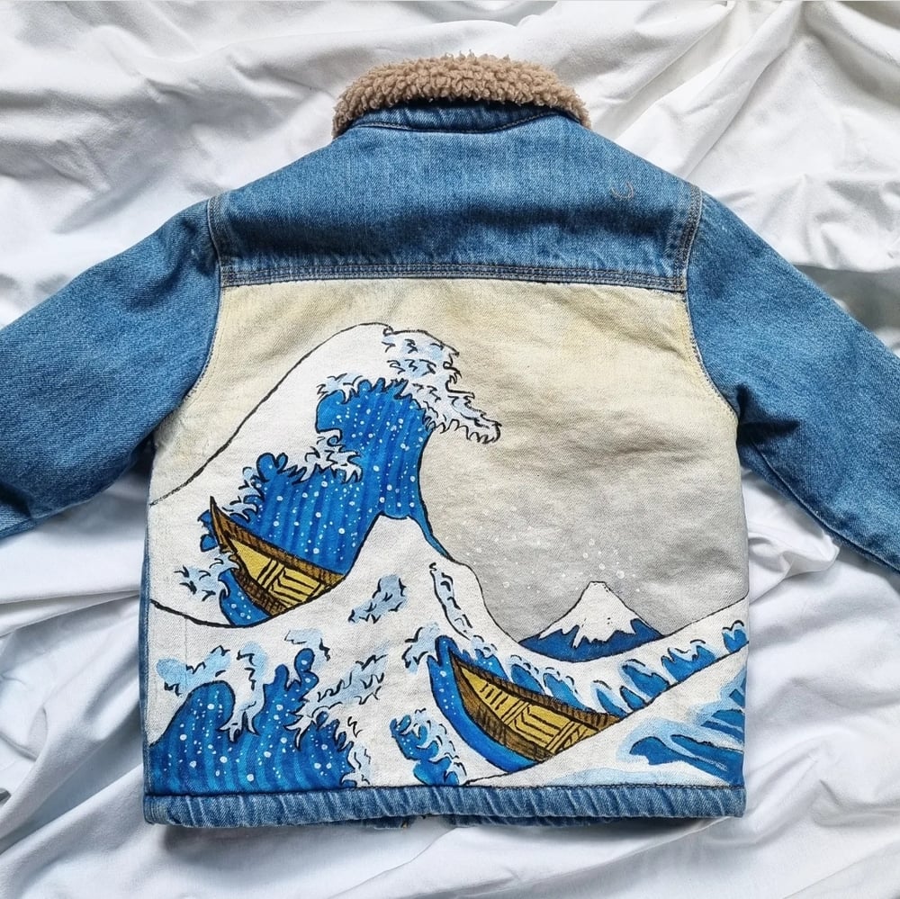Custom Hand Painted Denim Jacket