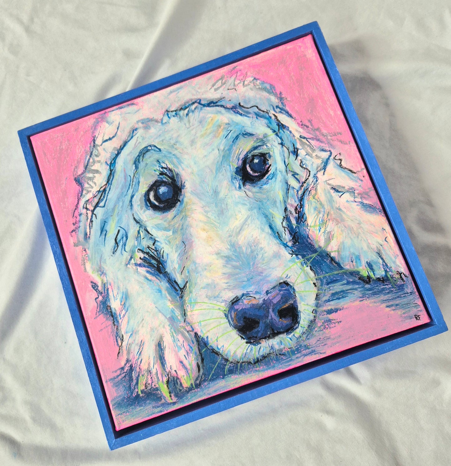 Custom Framed Pet Painting